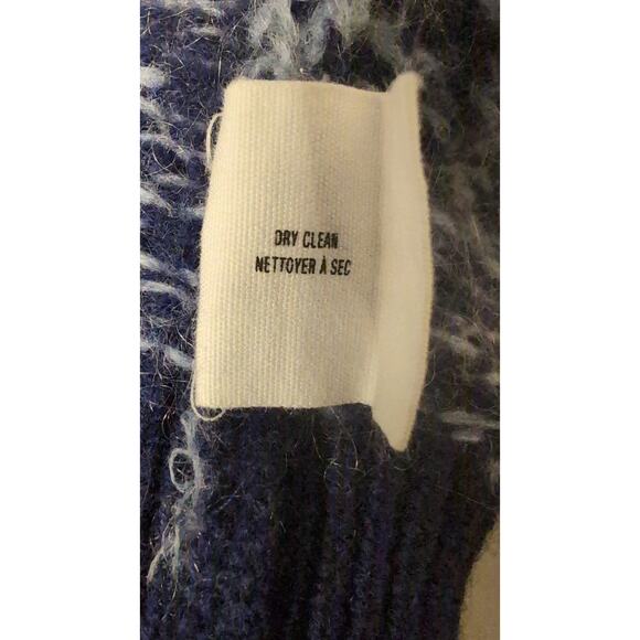 Anthropologie Sparrow Arras boho winter wool mohair zip up sweater xs-sm - Picture 8 of 8